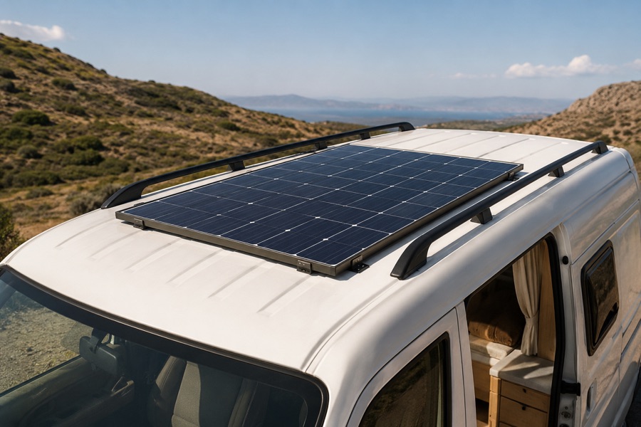 Solarmodule im Wohnmobil